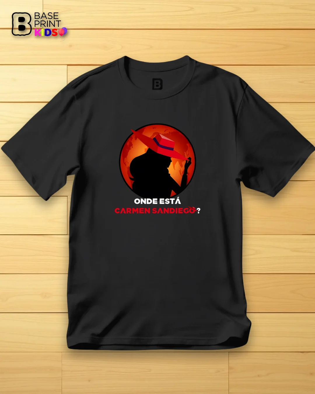Camiseta Onde está Carmen Sandiego?