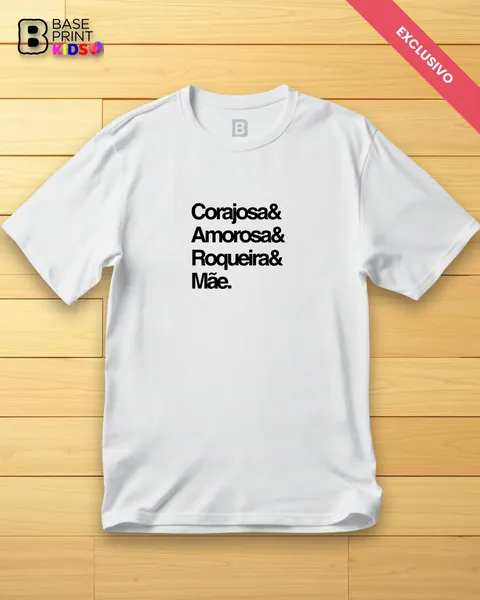 Camiseta Mãe Roqueira