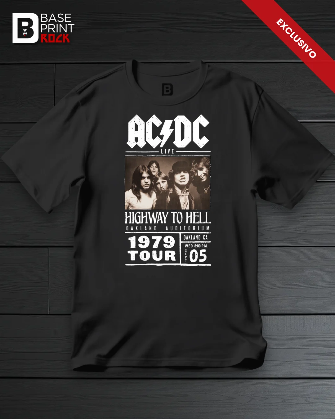 Camiseta AC/DC 1979 Tour