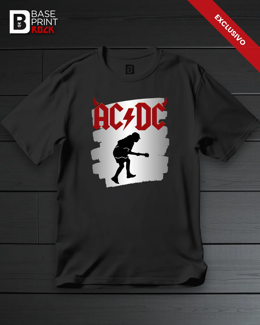 Camiseta AC/DC Angus Young Silhouette