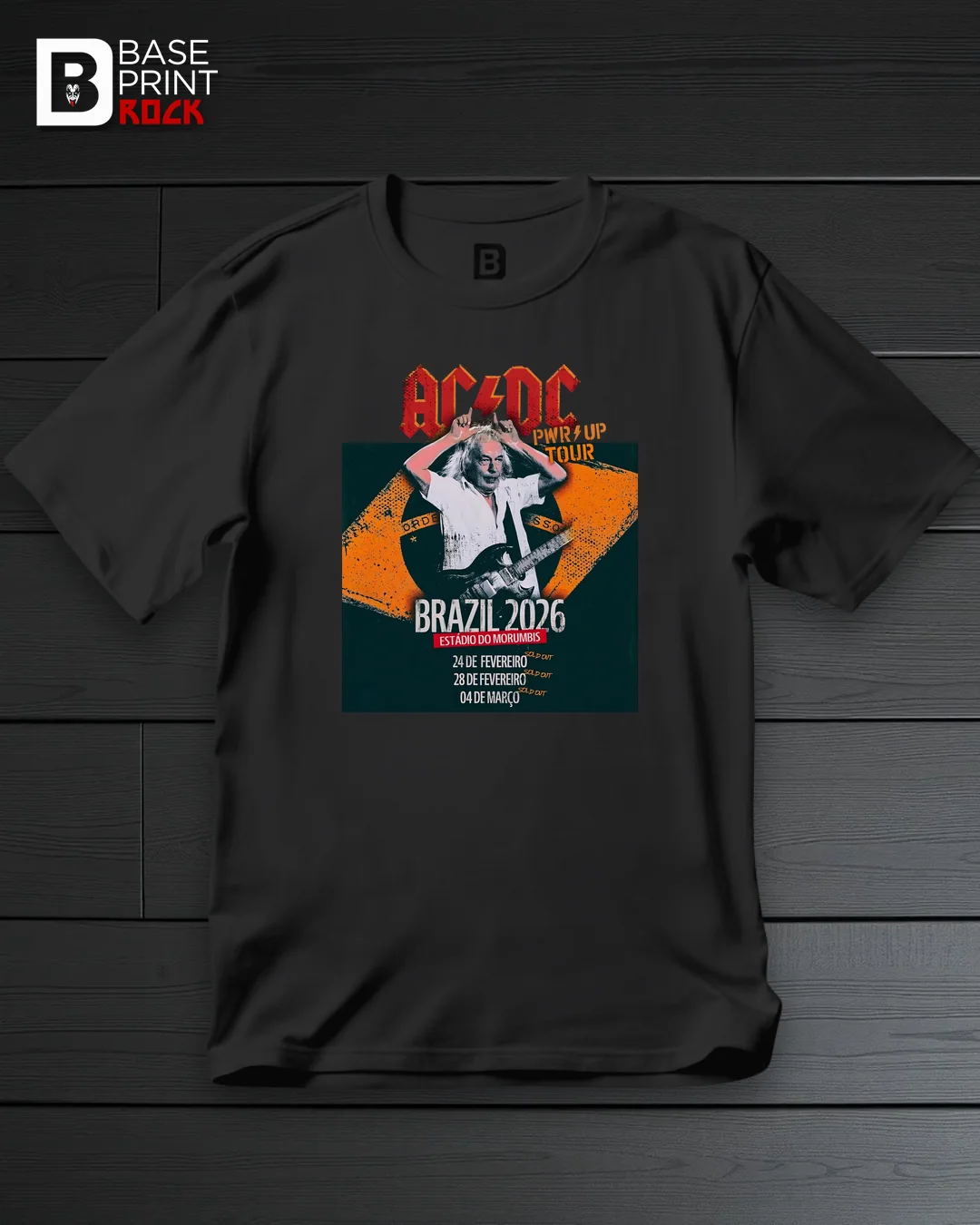 Camiseta AC/DC Power Up Tour