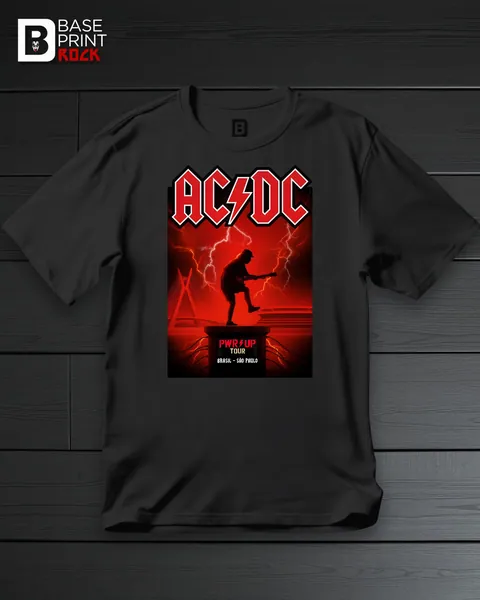 Camiseta AC/DC PWR UP Tour São Paulo