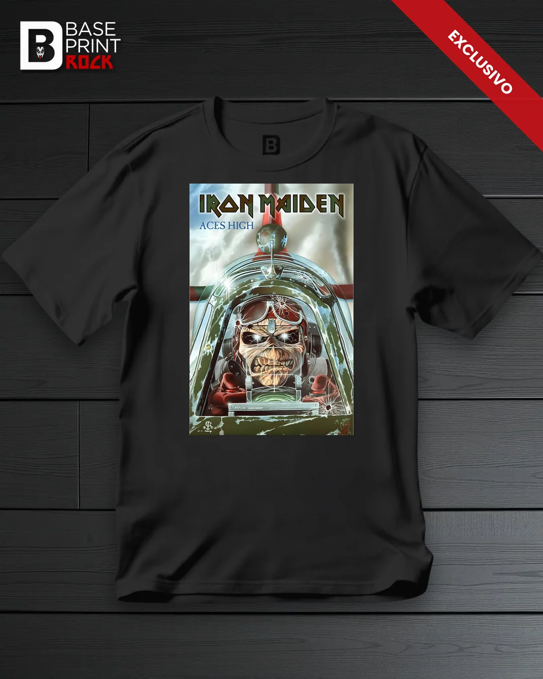 Camiseta Iron Maiden Aces High