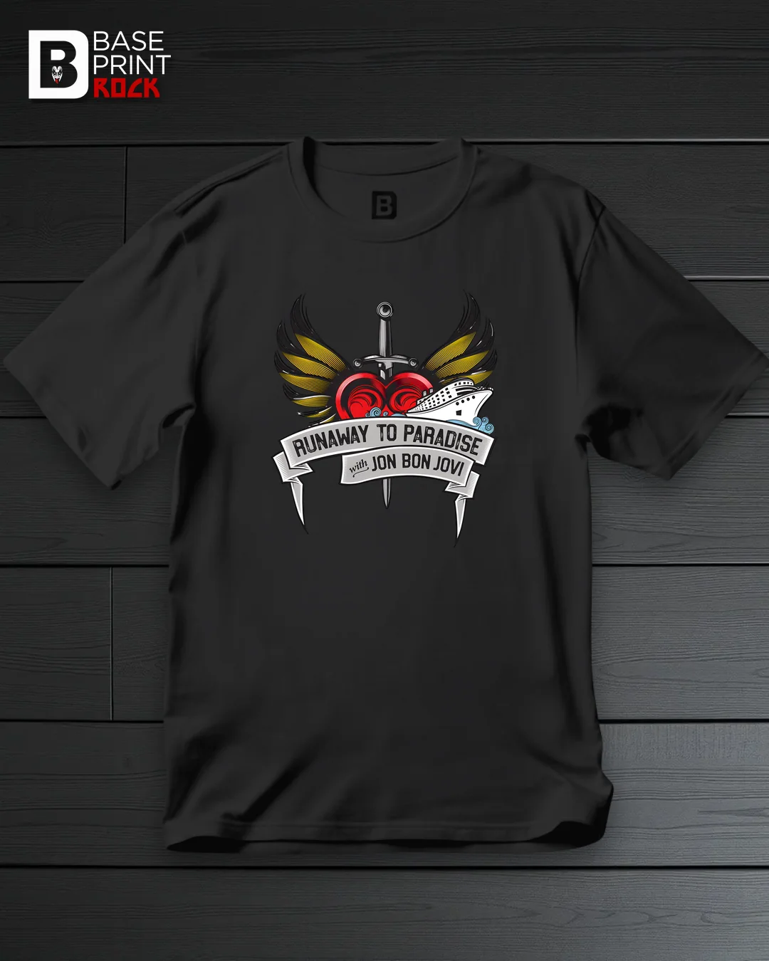 Camiseta Bon Jovi Runway to Paradise