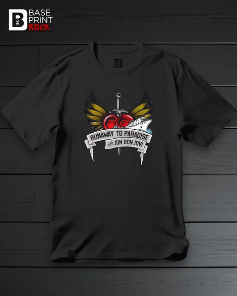 Camiseta Bon Jovi Runway to Paradise