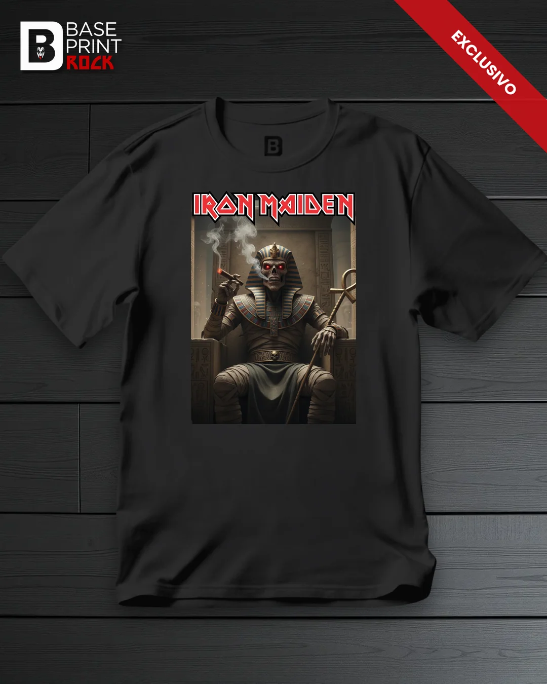 Camiseta Iron Maiden Eddie Powerslave