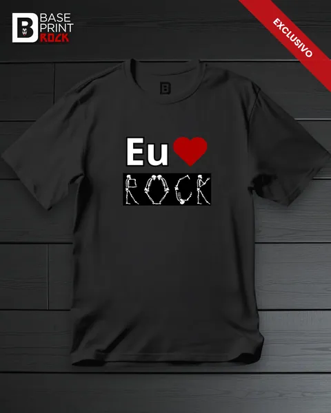 Camiseta Eu Amo Rock