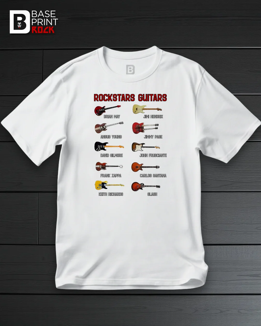 Camiseta Guitars