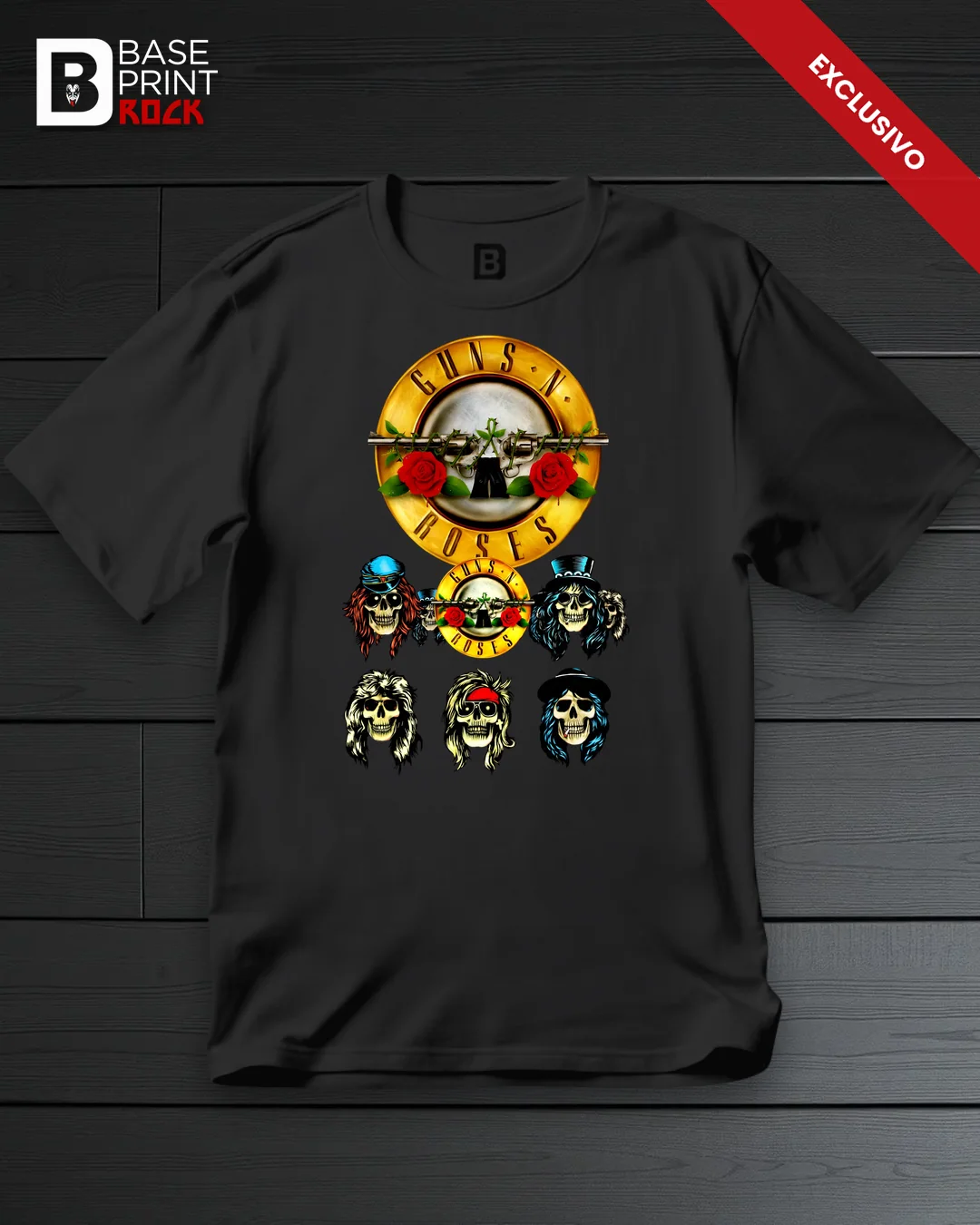 Camiseta Guns n' Roses Classic