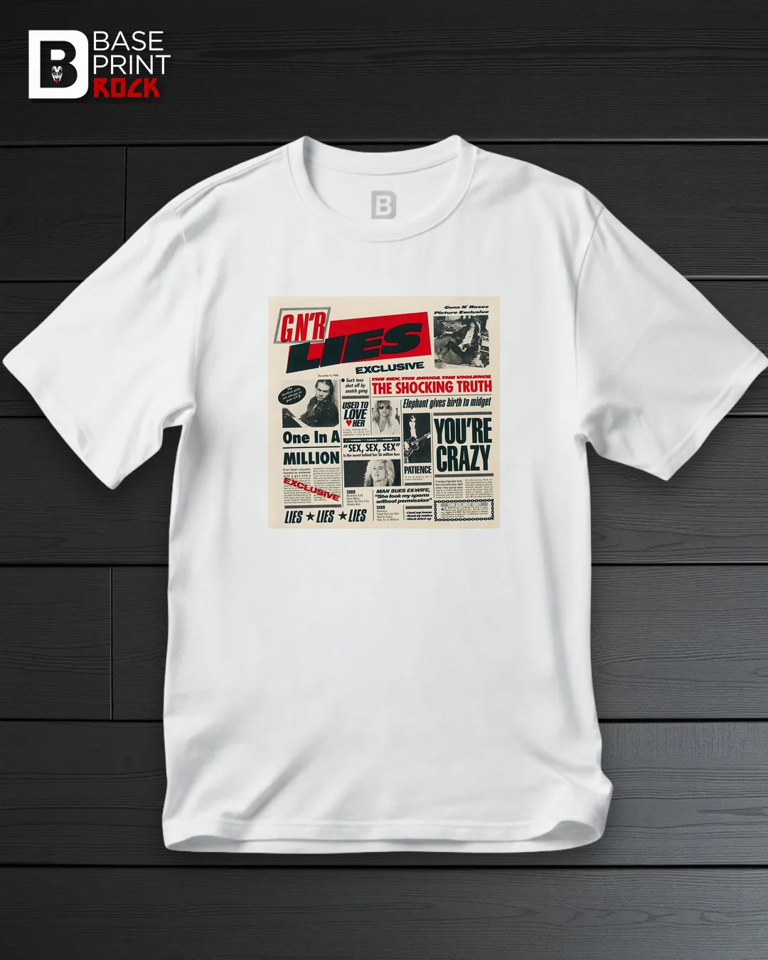 Camiseta Guns n' Roses Lies