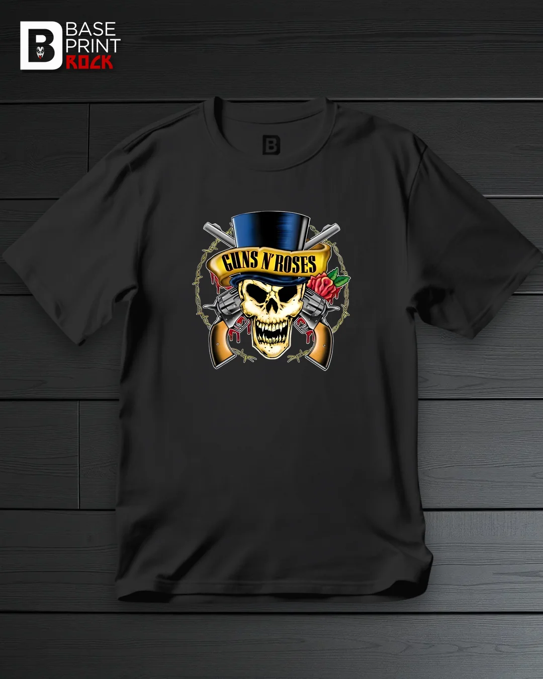 Camiseta Guns n' Roses Skull Classic