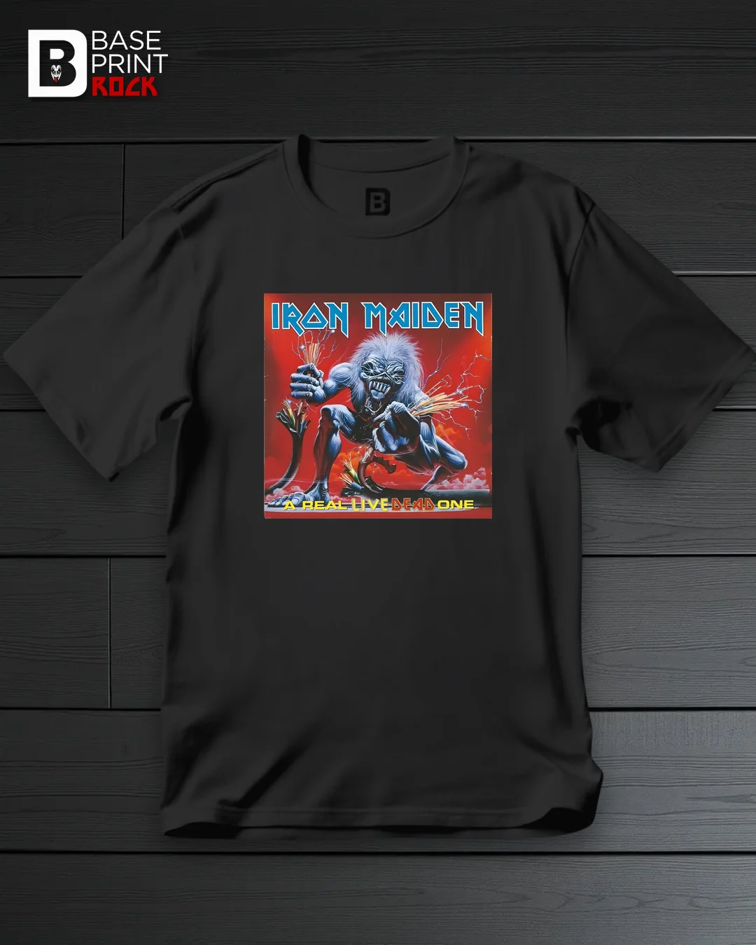 Camiseta Iron Maiden A Real Live Dead One