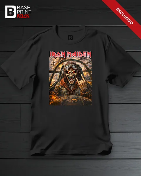 Camiseta Iron Maiden Aviator