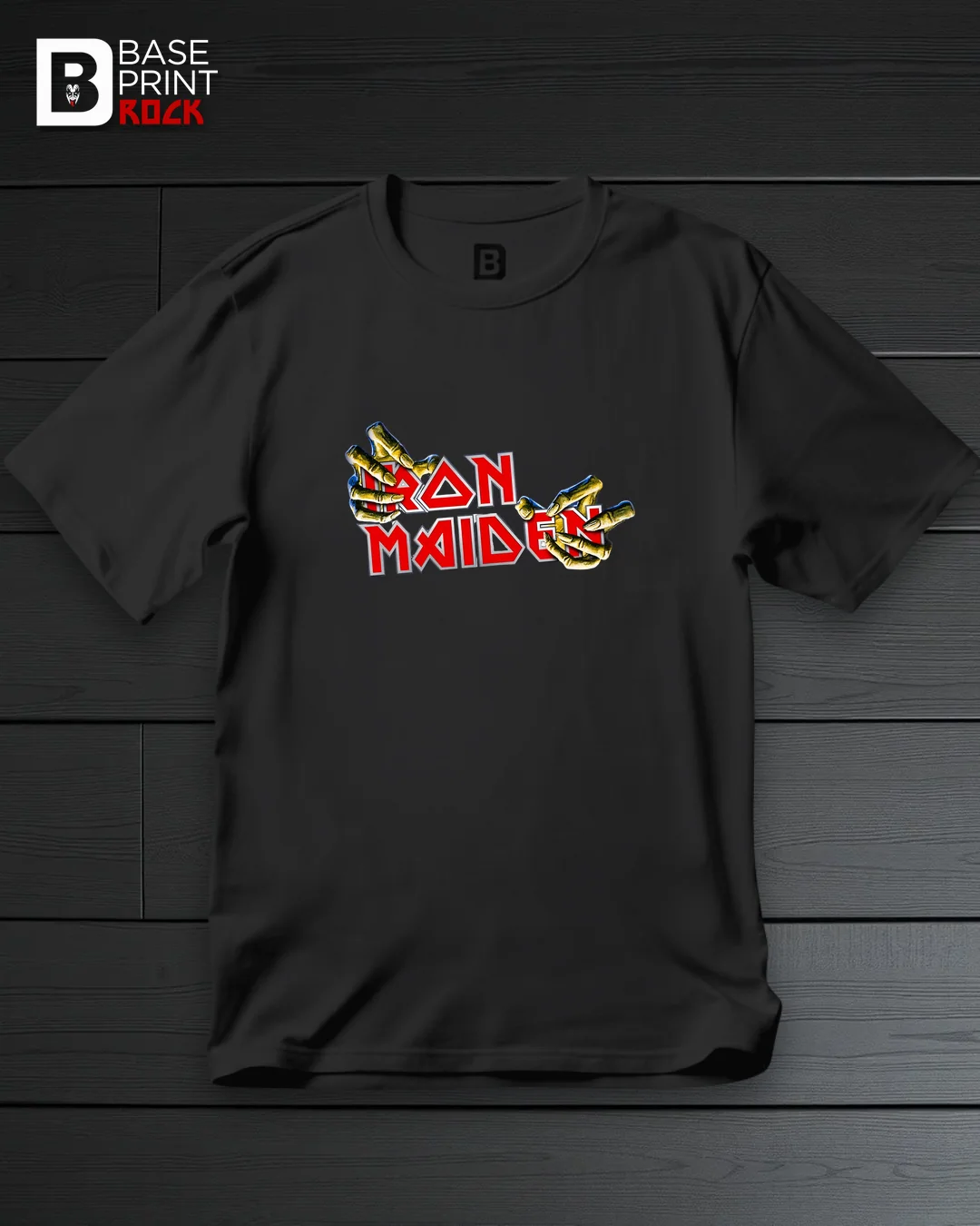 Camiseta Iron Maiden Eddie Behind
