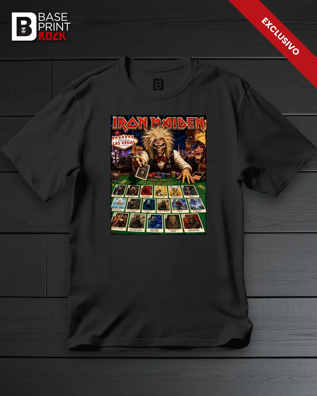 Camiseta Iron Maiden Eddie Dealer