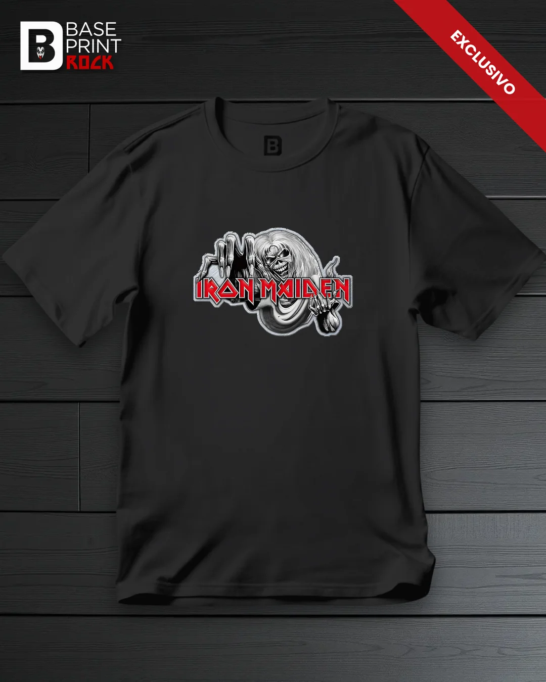 Camiseta Iron Maiden Eddie Garras