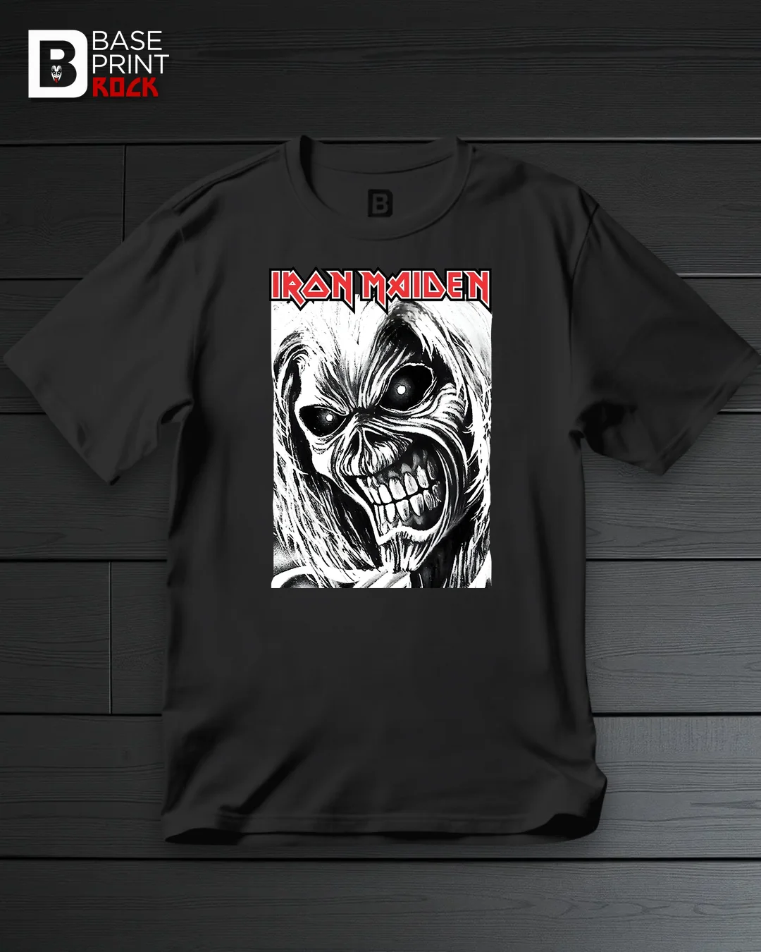 Camiseta Iron Maiden Eddie Smile