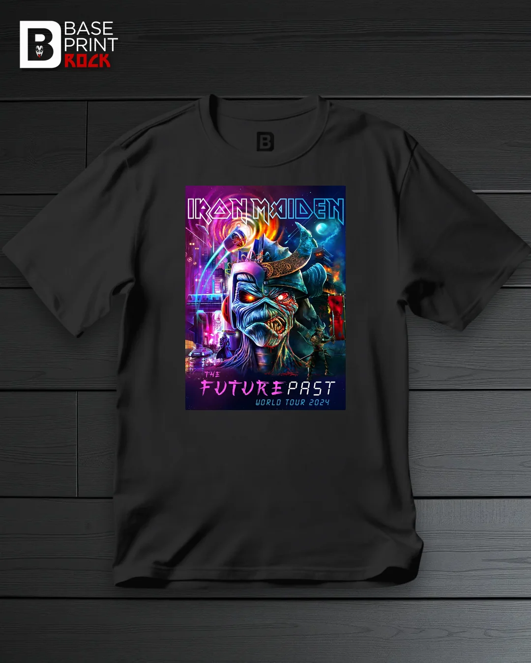 Camiseta Iron Maiden Future Past Tour