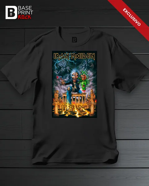 Camiseta Iron Maiden Medusa