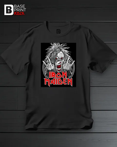 Camiseta Iron Maiden RnR