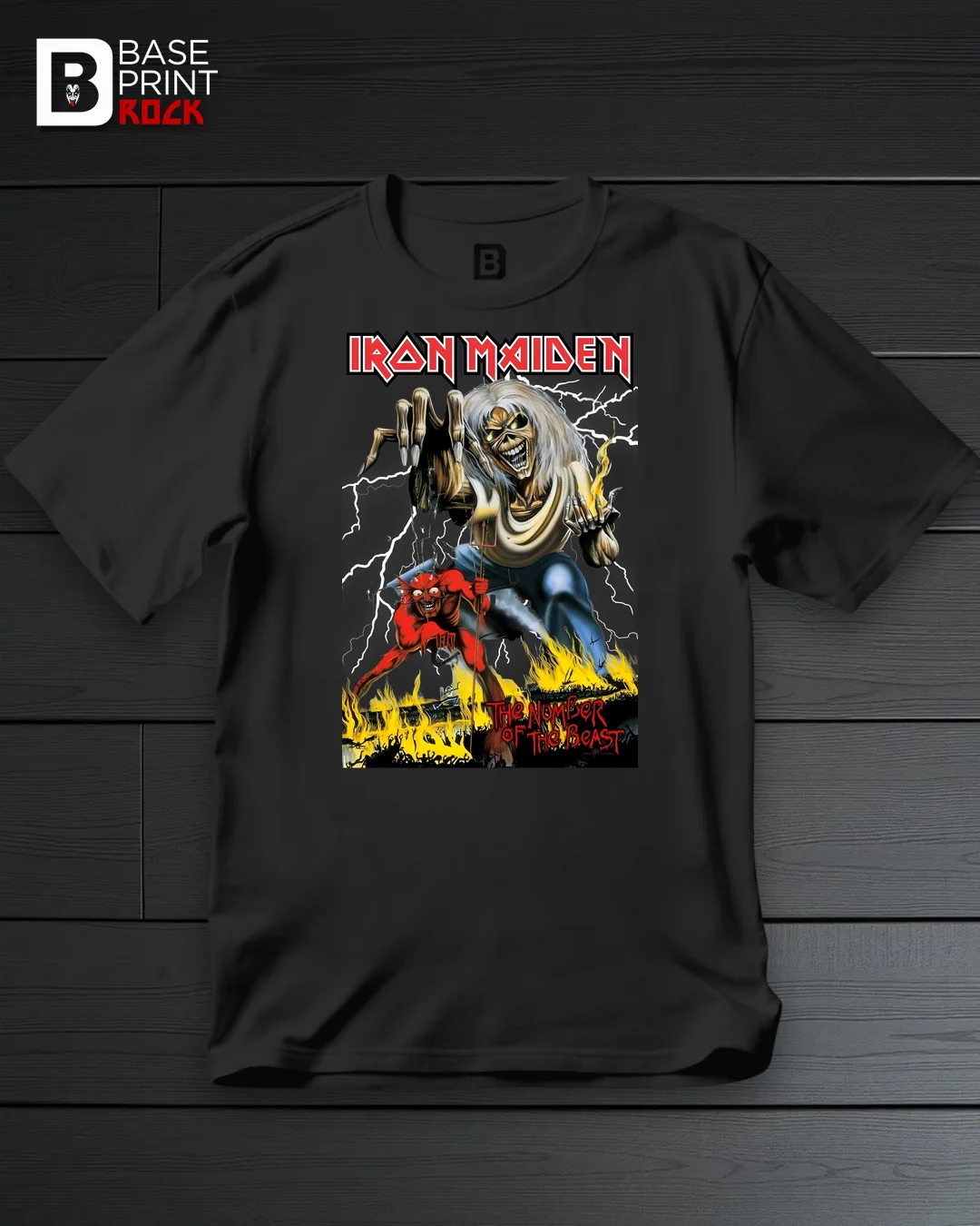 Camiseta Iron Maiden The Number of the Beast