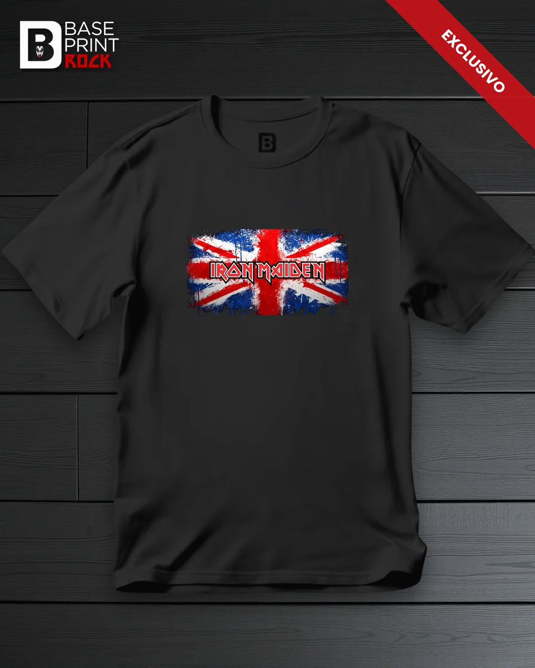 Camiseta Iron Maiden UK