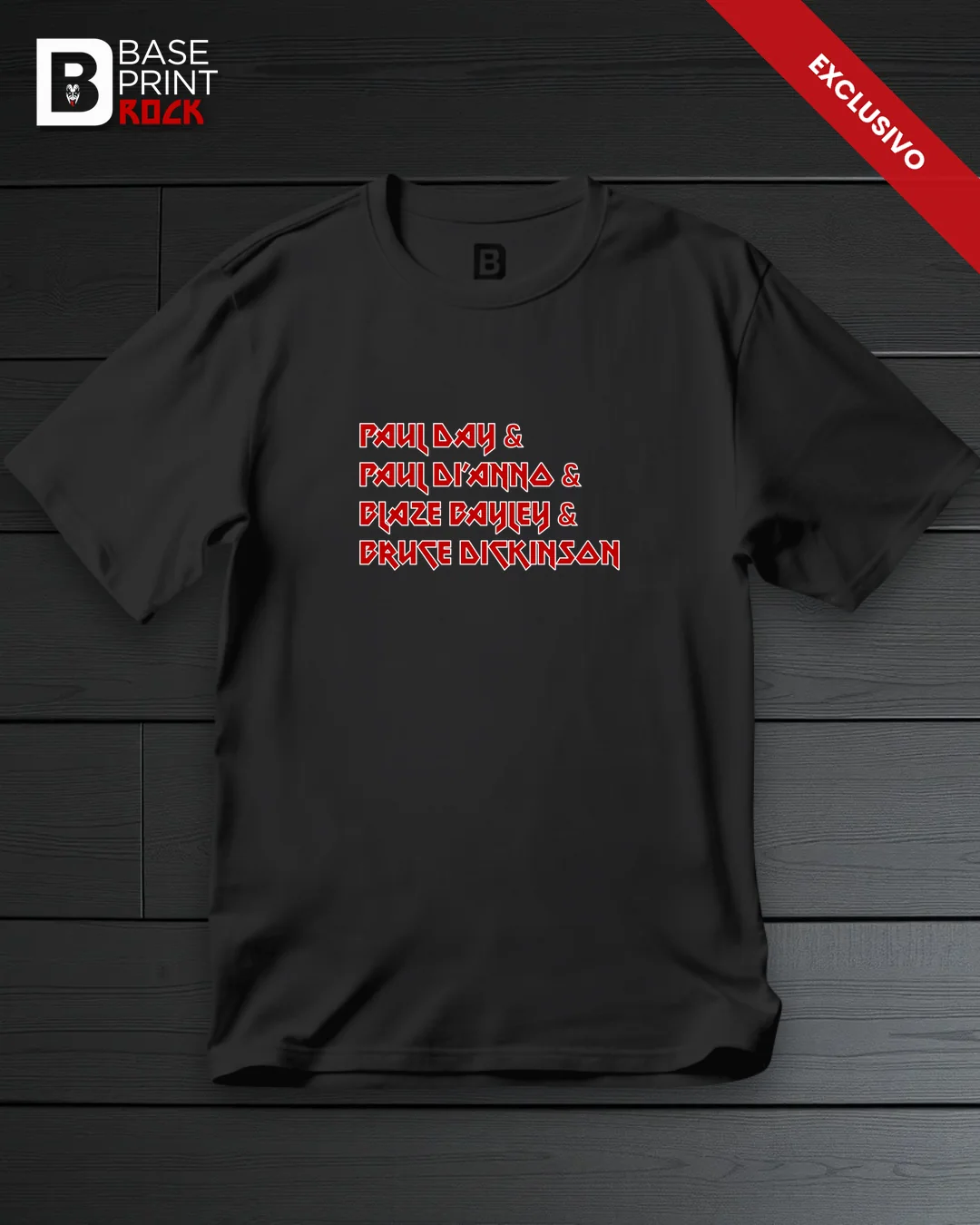 Camiseta Iron Maiden Vocals