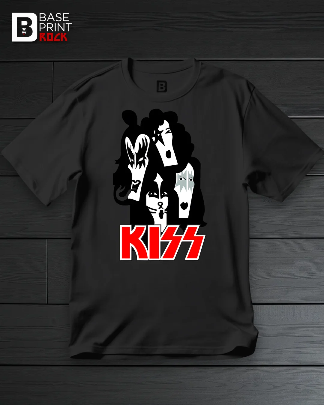 Camiseta Kiss Caricature
