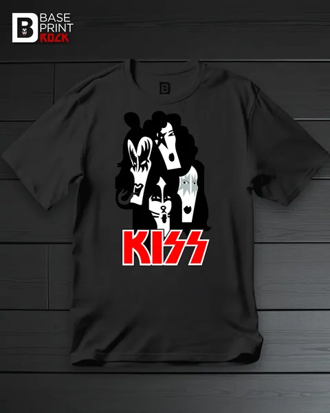 Camiseta Kiss Caricature
