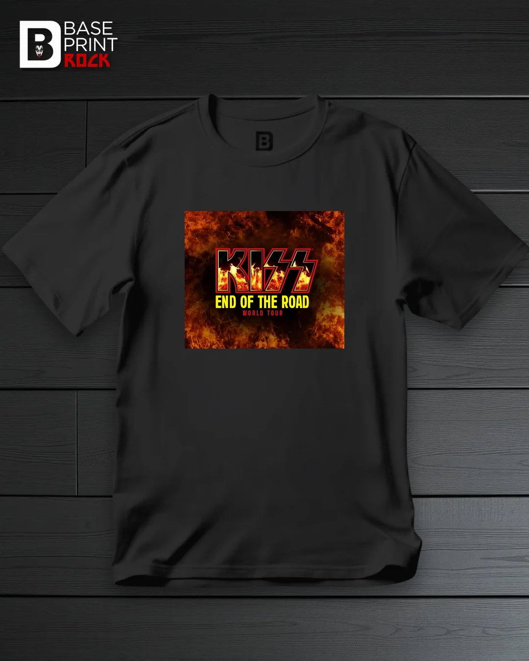 Camiseta Kiss Fire