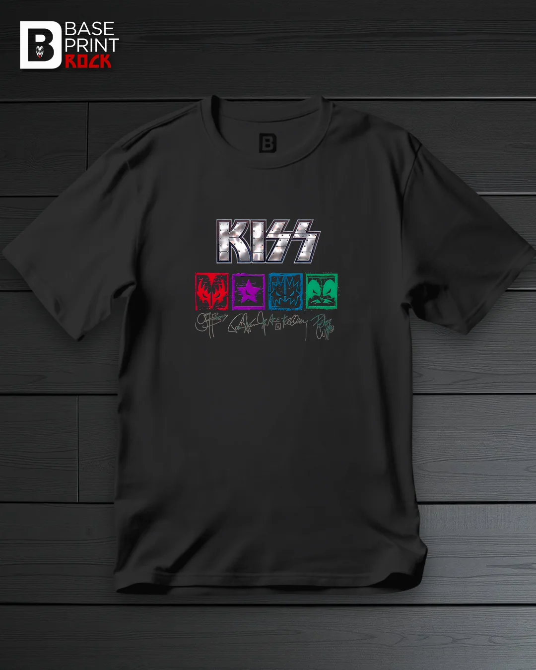 Camiseta Kiss Signatures