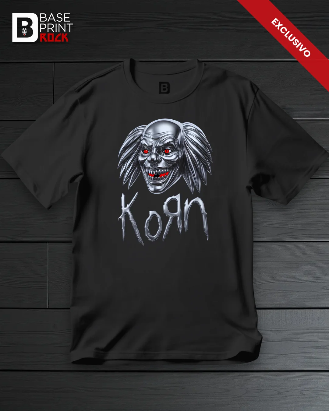 Camiseta Korn Iron Clown