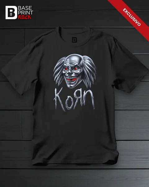 Camiseta Korn Iron Clown