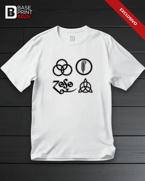 Camiseta Led Zeppelin Symbols