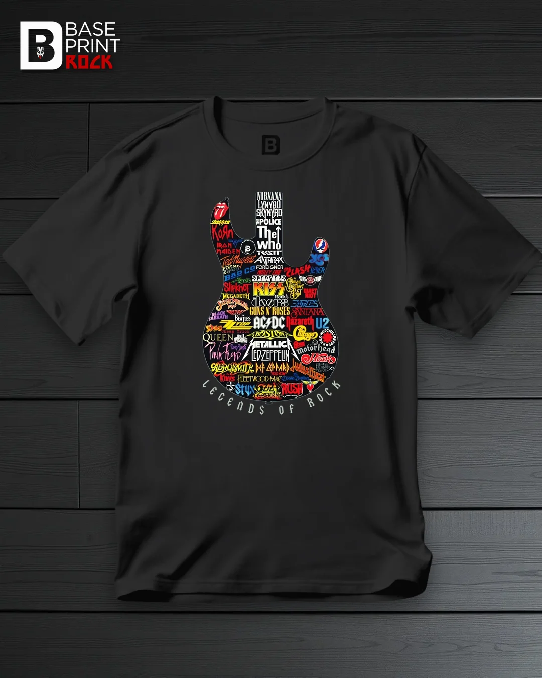 Camiseta Legends of Rock