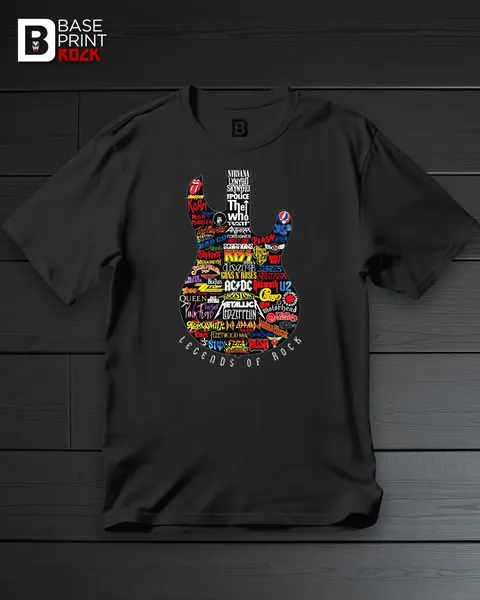 Camiseta Legends of Rock