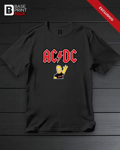 Camiseta Linha Homer AC/DC 2