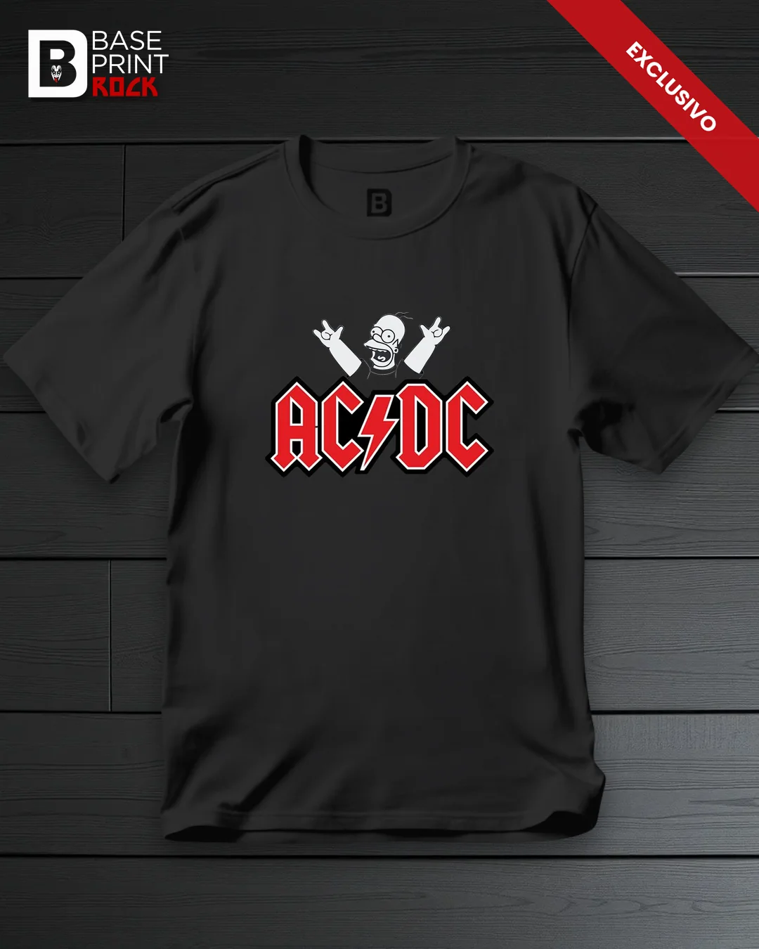 Camiseta Linha Homer AC/DC 3