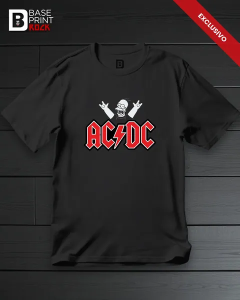 Camiseta Linha Homer AC/DC 3