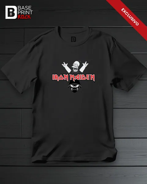 Camiseta Linha Homer Iron Maiden 3