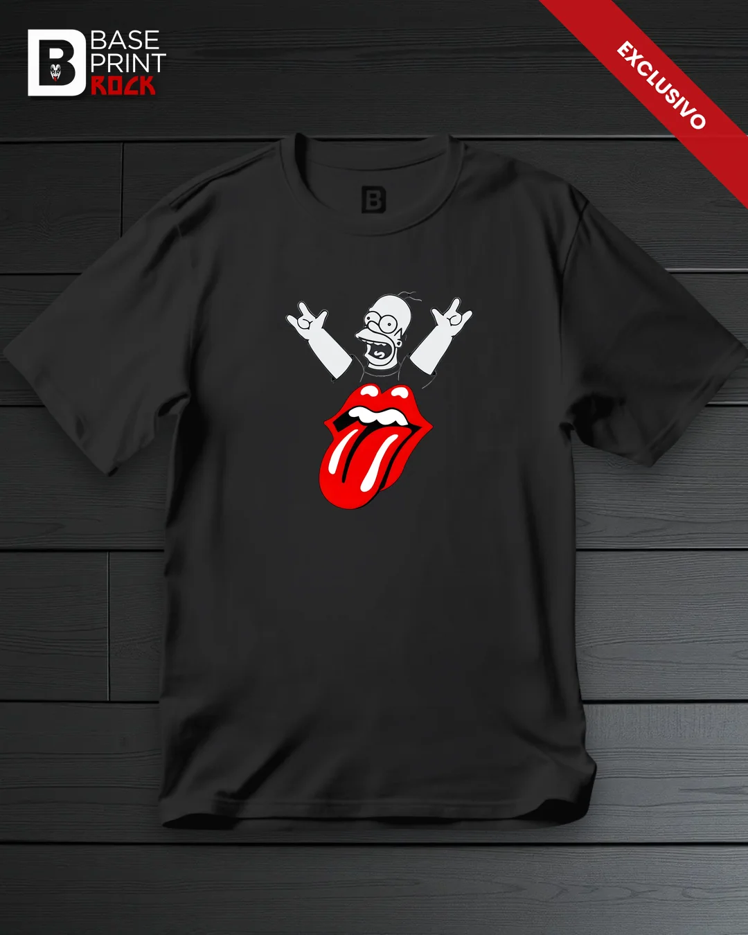 Camiseta Linha Homer Lips & Tongue 2