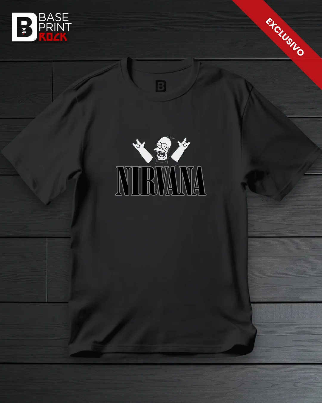 Camiseta Linha Homer Nirvana 3