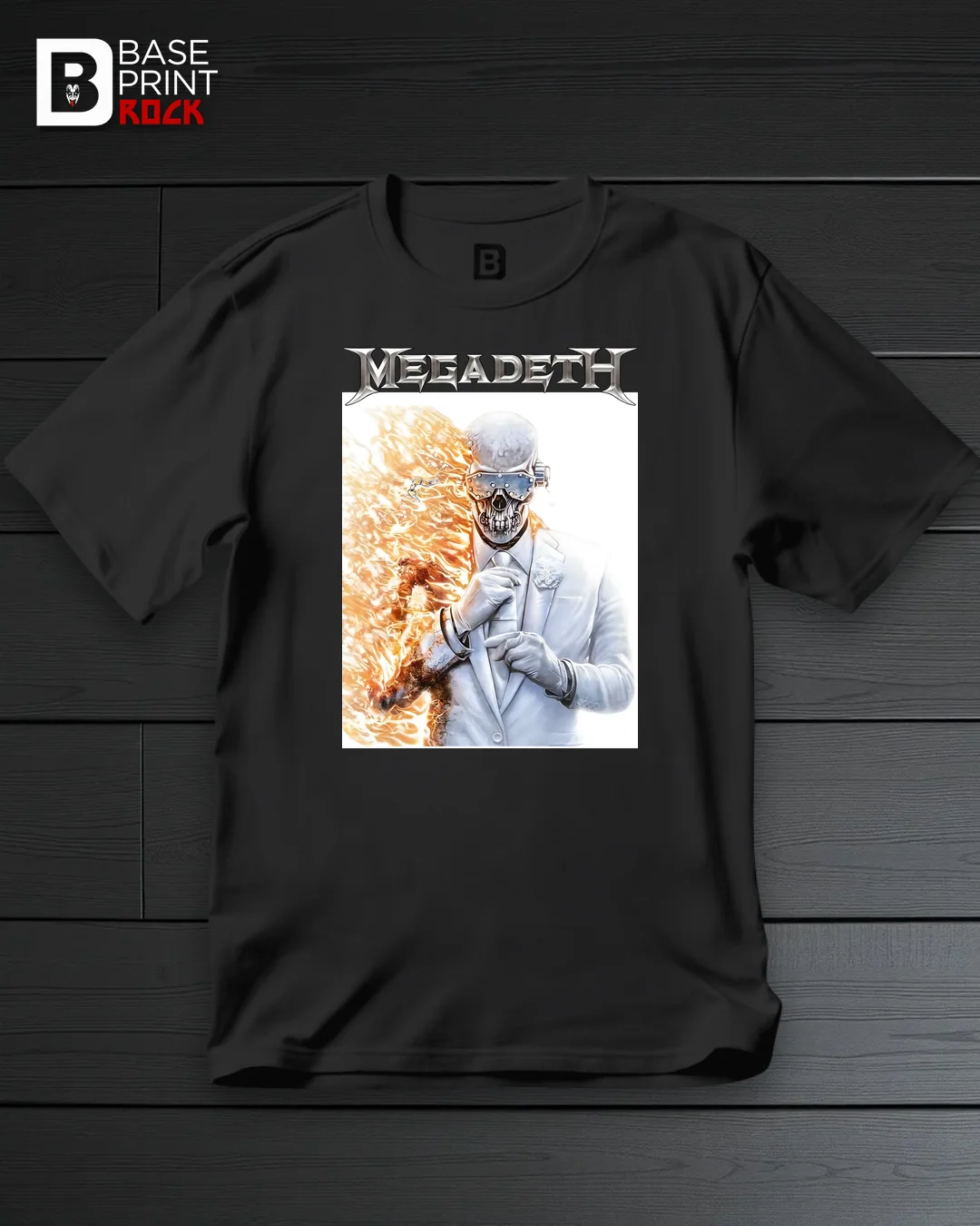 Camiseta Megadeth Fire