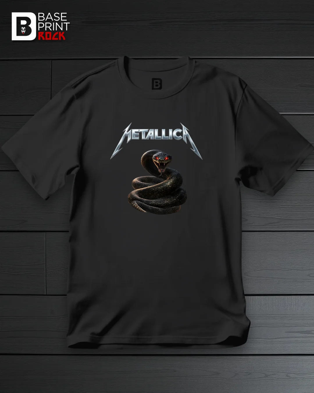 Camiseta Metallica Killer Snake