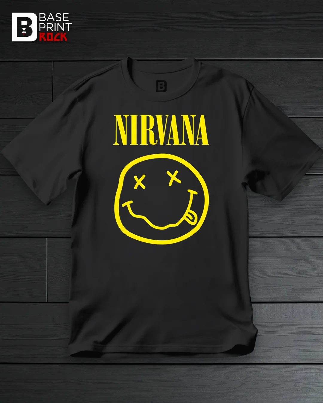 Camiseta Nirvana Smiley