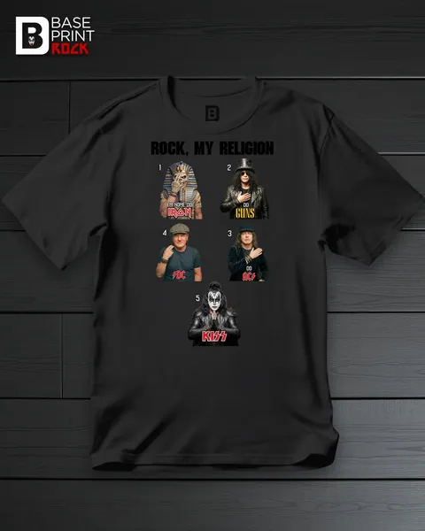 Camiseta Santissima Trindade do Rock