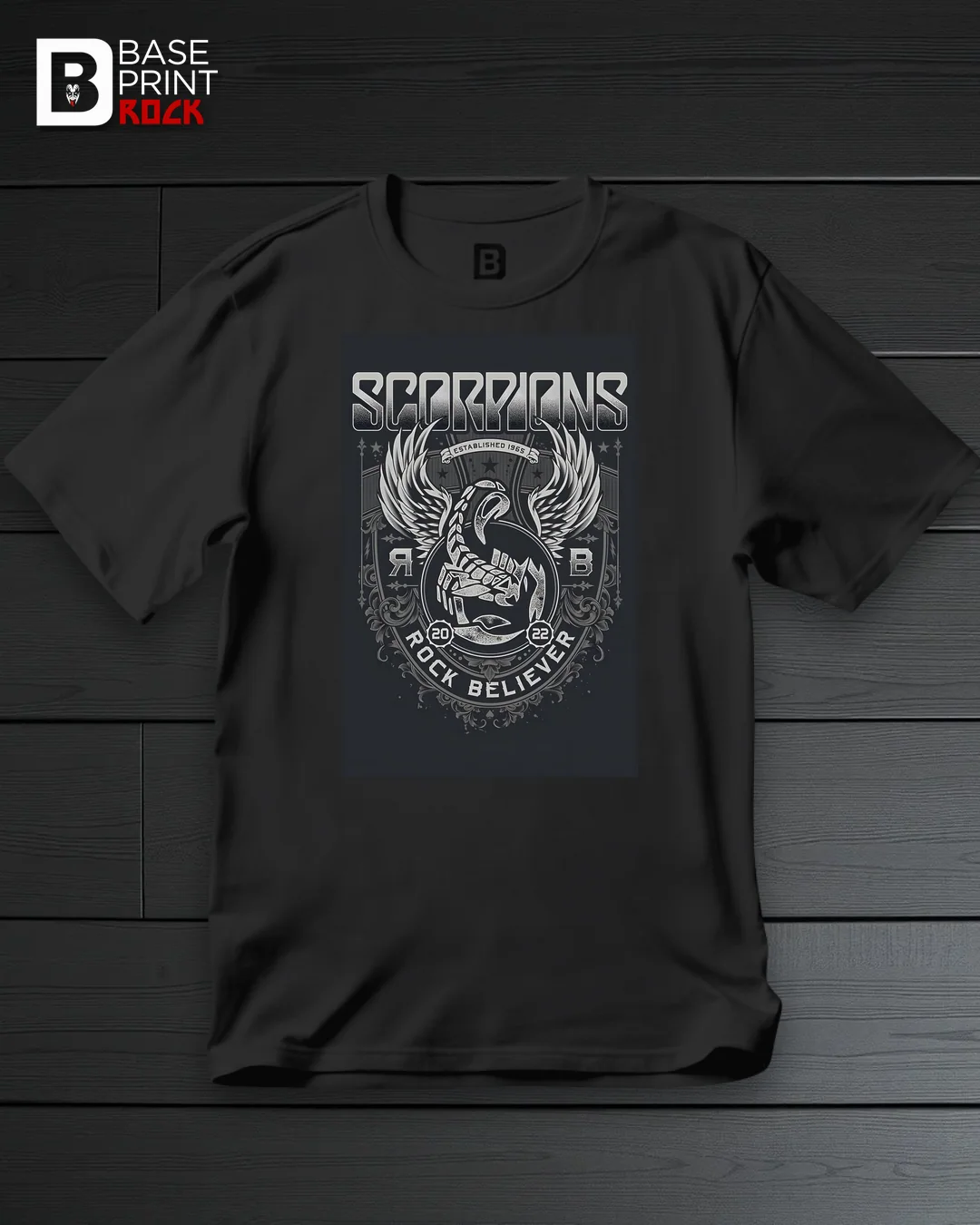 Camiseta Scorpions Rock Believer