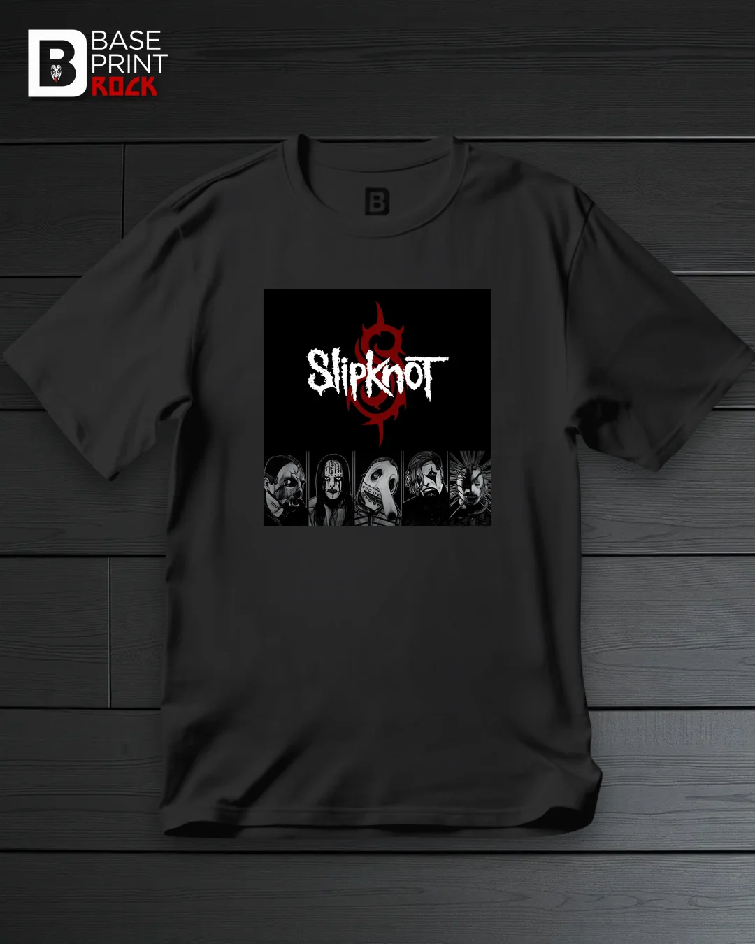 Camiseta Slipknot Masks