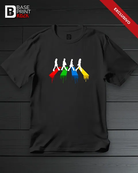 Camiseta The Beatles Abbey Color