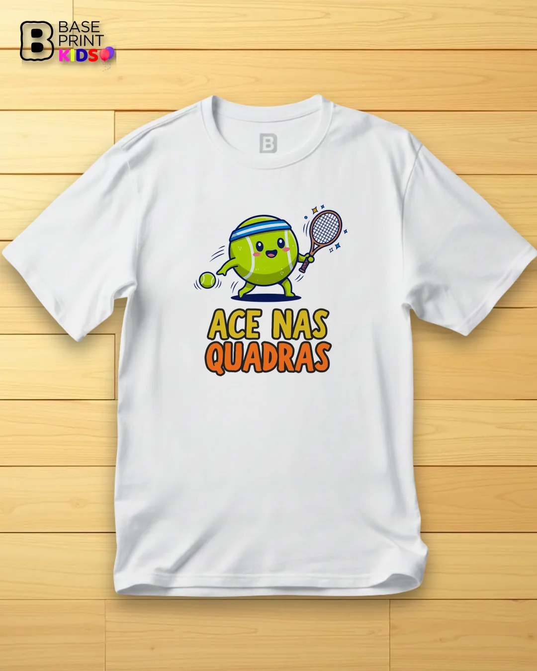 Camiseta Ace nas Quadras